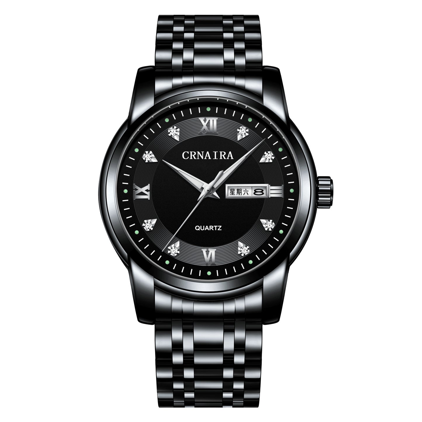 Men's Waterproof Quartz Steel Watch