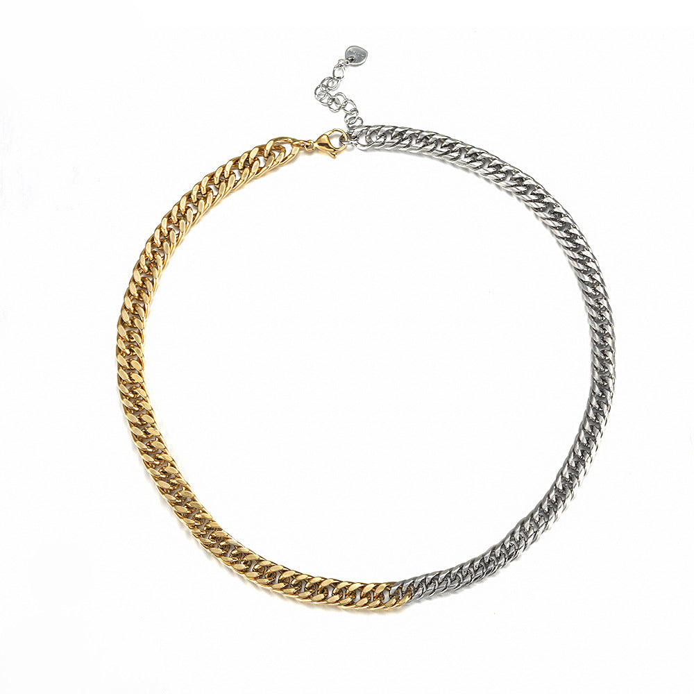 Punk Stainless Steel Clavicle Chain