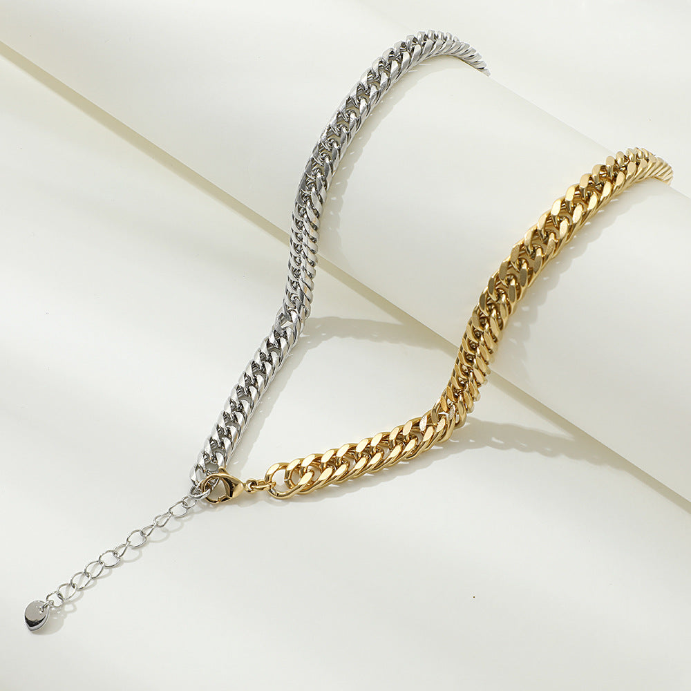 Punk Stainless Steel Clavicle Chain