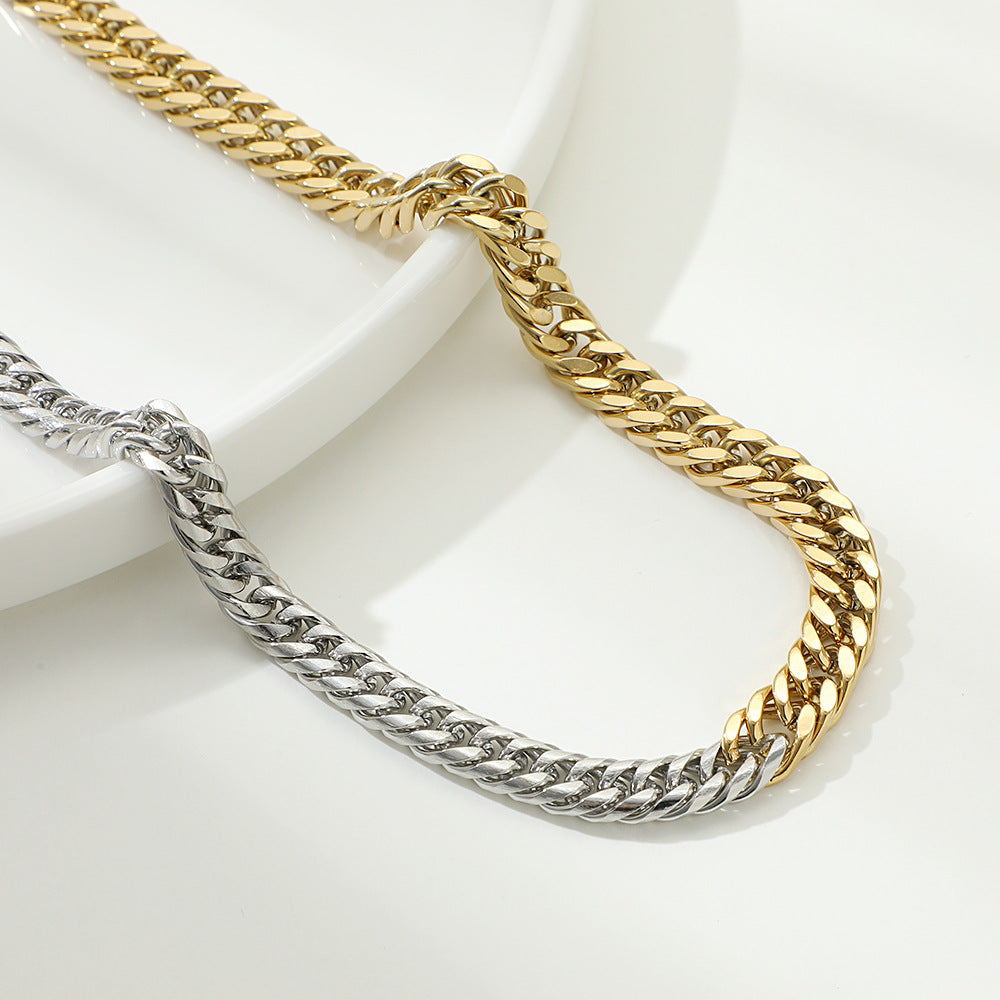 Punk Stainless Steel Clavicle Chain