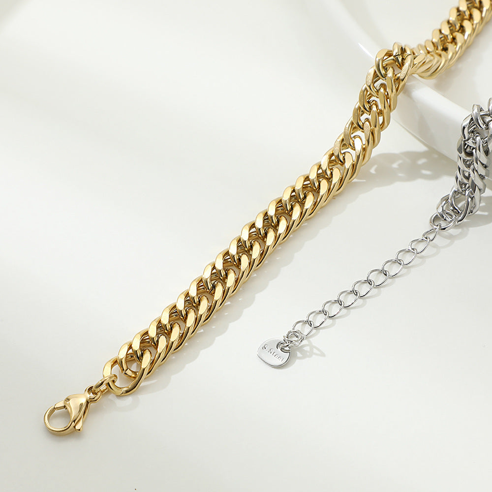 Punk Stainless Steel Clavicle Chain